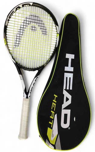 HEAD Heat Innegra 100 sq in Tennis Racket Racquet IG HEAT 4 3/8 +Case