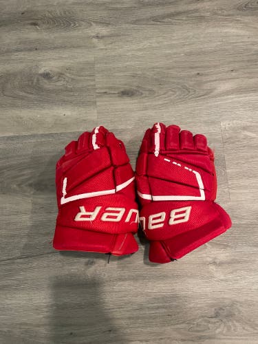 Bauer 14"  Vapor 3X Pro Gloves Red