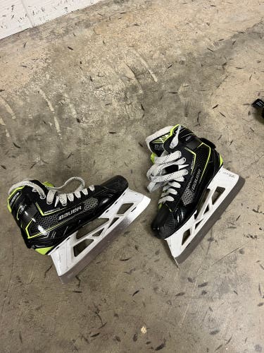 Bauer gsx goalie skates size 3 with extra steel