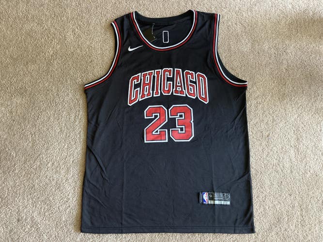 NEW - Mens Stitched Nike NBA Jersey - Michael Jordan - Bulls - M-2XL  Black