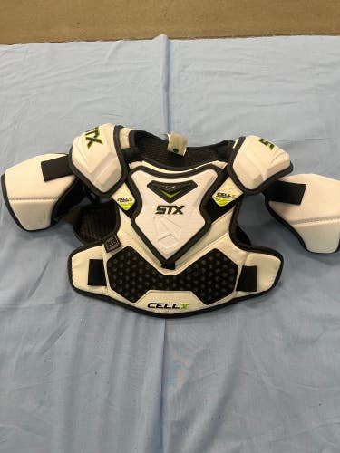 Used Small Youth STX Cell V Shoulder Pads