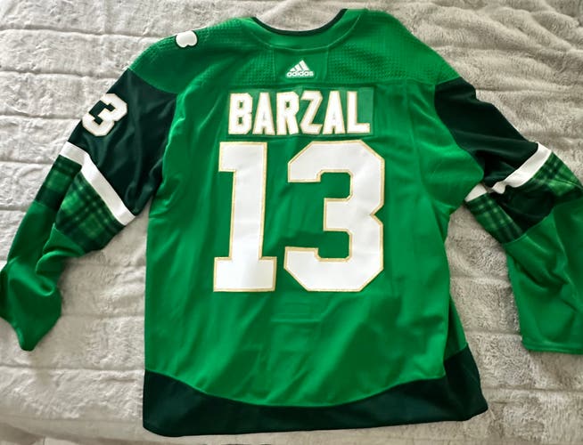 HOT DEAL!!   NHL Authentic New York Islanders Irish Heritage Matt Barzal MIC
