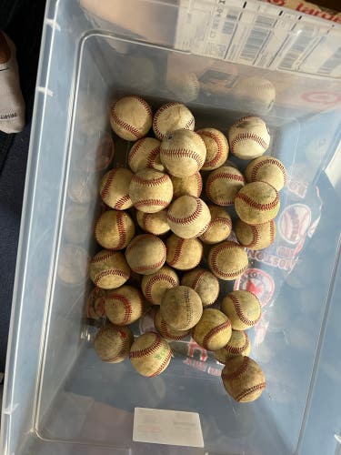 Used BP Baseballs