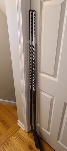 Used senior Warrior Covert QR5T LH hockey sticks W03 85 flex (2 available)