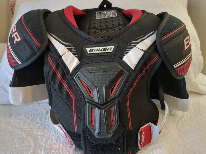 Used Small Junior Bauer NSX Shoulder Pads