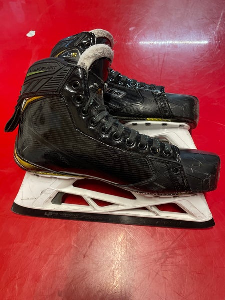 Used Senior Bauer Regular Width 9.5 Supreme 2S Pro Hockey Goalie Skates