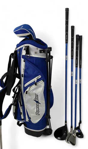 POWERBILT High Launch Kids Junior Golf Set w/ Stand Bag 46"-48" tall