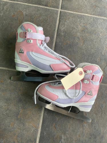 Pink Used Jackson Ultima Softec Figure Skates Junior 1
