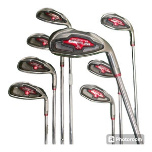 Cobra Baffler Iron Set 4-PW + GW Stiff Flex Steel Shafts RH