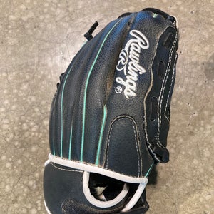 Black Used Rawlings FP110 Right Hand Throw Softball Glove 11"