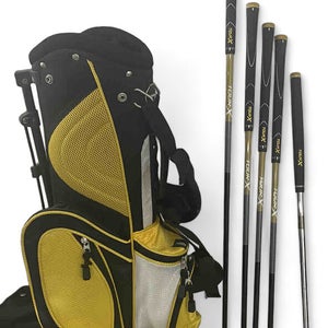Merchants of Golf Tour X Graphite Junior Kids Golf 5 Clubs Size 1 44"to 46" tall
