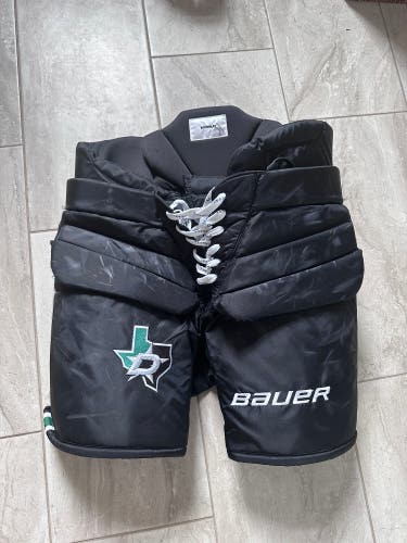 Bauer Dallas Stars Pro Stock Hockey Goalie Pants