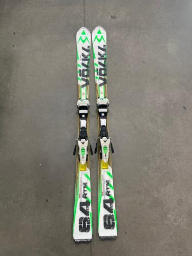 Used Men's Volkl RTM 166 cm All Mountain Skis With Bindings Max Din 12