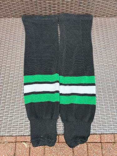 Black and Green Senior Pro Stock Socks