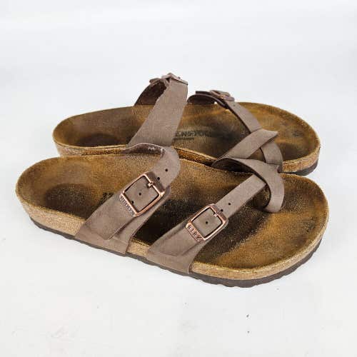 Birkenstock Mayari Mocha Brown Sandals Women's Size: 37 / 6 Toe Loop