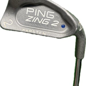 Ping Zing 2 Karsten Blue Dot 2 Iron JZ Stiff Flex Steel Shaft RH 39.5”L