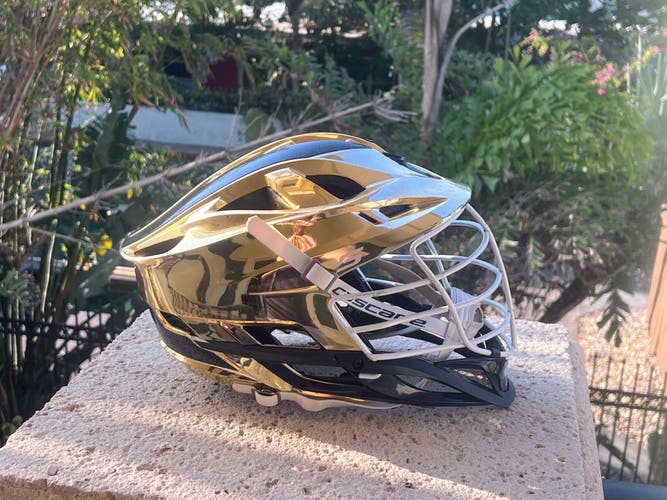 Cascade S Golden Chrome Helmet