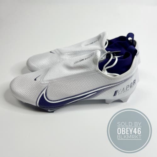 Nike Vapor Edge Pro 360  Football Cleats White/Purple  12
