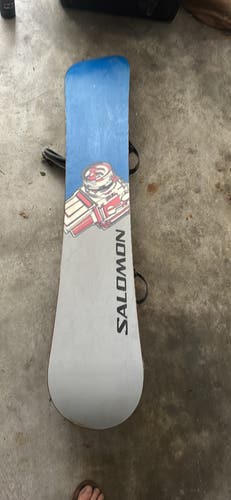 Used Men's Salomon With Bindings Stiff Flex True Twin Forecast Snowboard