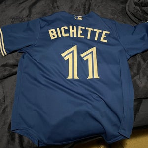 Blue Bo Bichette Jersey