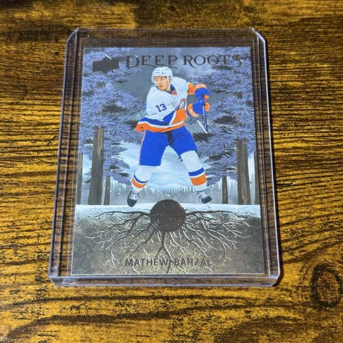 Matthew Barzal New York Islanders 2023-24 NHL Upper Deck Deep Roots Card #DR-16