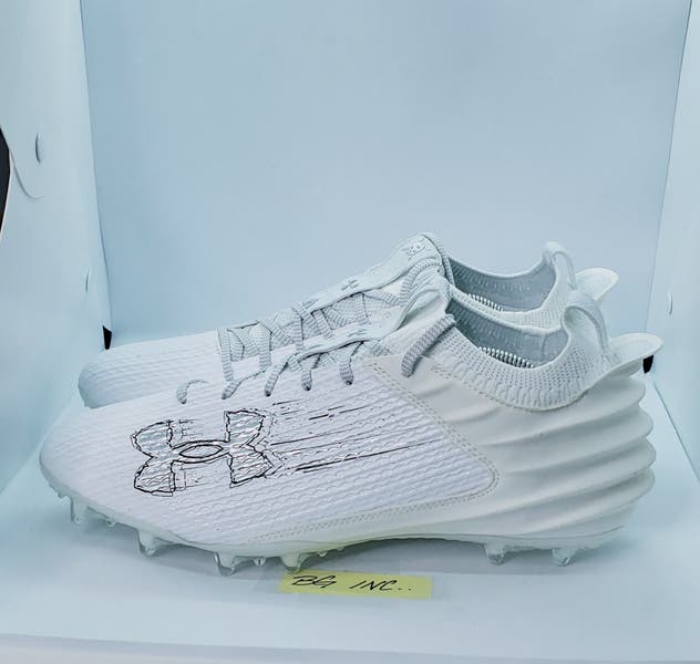 Under Armour Blur Smoke 2.0 MC White Football Cleats 3026330