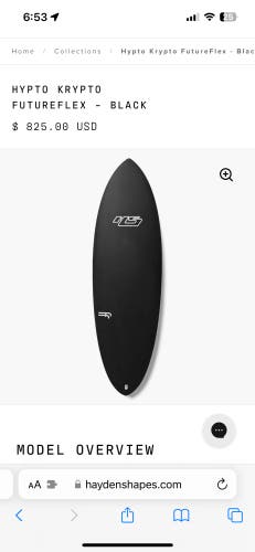 Hayden Shapes Surfboard