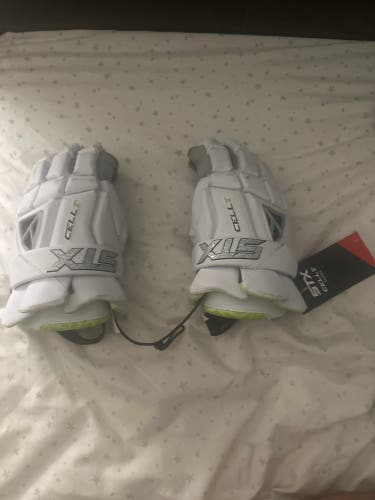 New  STX Large Cell IV Lacrosse Gloves