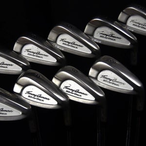 TOMMY ARMOUR SILVER BACK IRON SET 3 4 5 6 7 8  9 P S LENGTH: (3) 3.75 IN RH