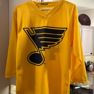 St. Louis Blues practice jersey YL/YXL yellow #44