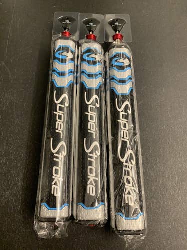 Super Stroke Fatso 5.0 Counter Core Putter Grip with Weight Blue Black Brand New