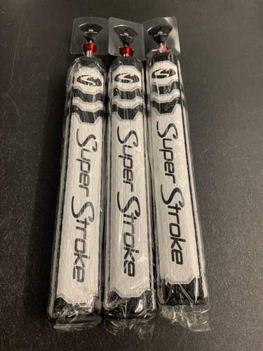 Super Stroke Fatso 5.0 Counter Core Putter Grip with Weight White Black NEW