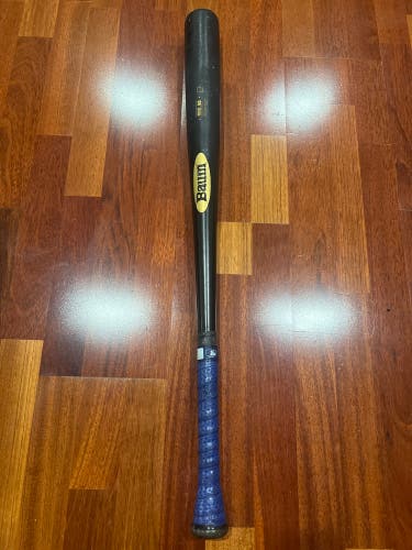 Used  Baum BBCOR Certified Wood 29.5 oz 32.5" Gold Stock Bat