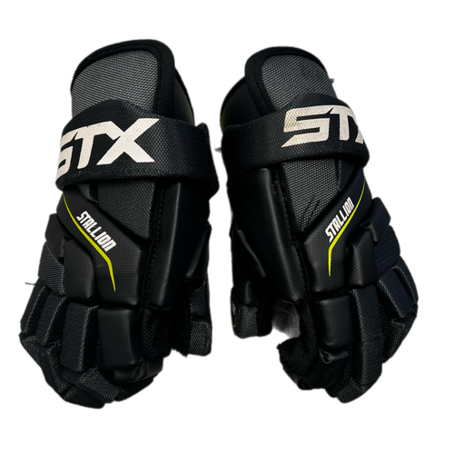 STX Used Black Lacrosse Gloves