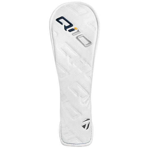 TaylorMade Qi10 White/Navy Hybrid/Rescue Golf Headcover