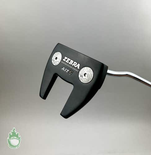Used RH Zebra Face Balanced AIT 2 Putter 35" Steel Golf Club With Headcover