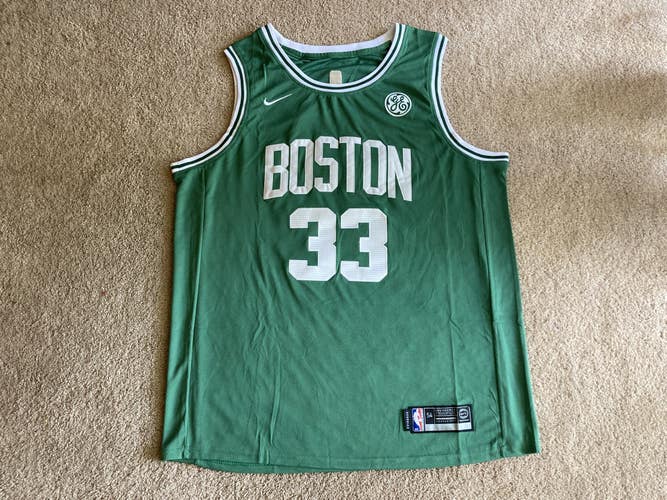 NEW - Mens Stitched Nike NBA Jersey - Larry Bird - Celtics - L-XXL - Green