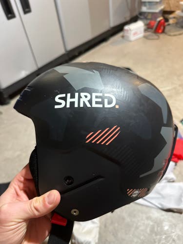 Used Medium/Large Shred Basher Ultimate Helmet FIS Legal