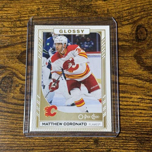 Matthew Coronato Calgary Flames 23-24 NHL Upper Deck OPC Gold Rookie Card #R-42