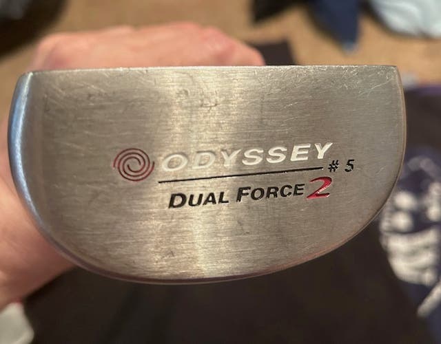 Odyssey Dual Force 2 #5 putter + HC
