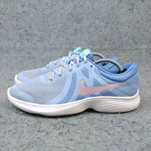 Nike Flex Experience 3 Girls 5.5Y Running Shoes Blue Sneakers BV7441-400 Low Top