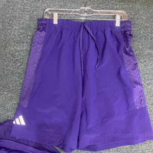 Purple New Medium Men's Adidas Training Shorts