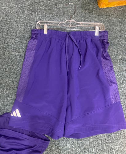 Purple New Medium Men's Adidas Training Shorts