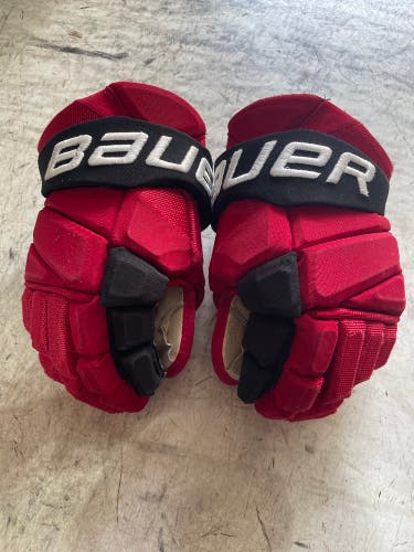 Andrei Svechnikov CAROLINA HURRICANES NHL Bauer Vapor 2X Pro Hockey Gloves 13” Single Layer Palms