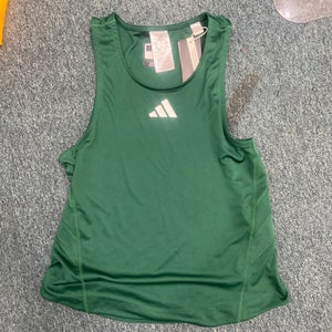 Dark Green New Small Women's Adidas Training Tank Top