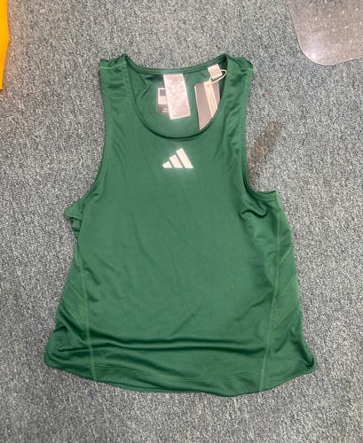 Dark Green New Small Women's Adidas Training Tank Top