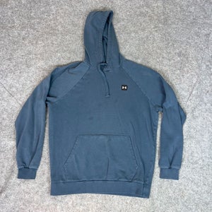 Under Armour Mens Hoodie Medium Blue Sweatshirt Sweater Casual Sports Logo Top