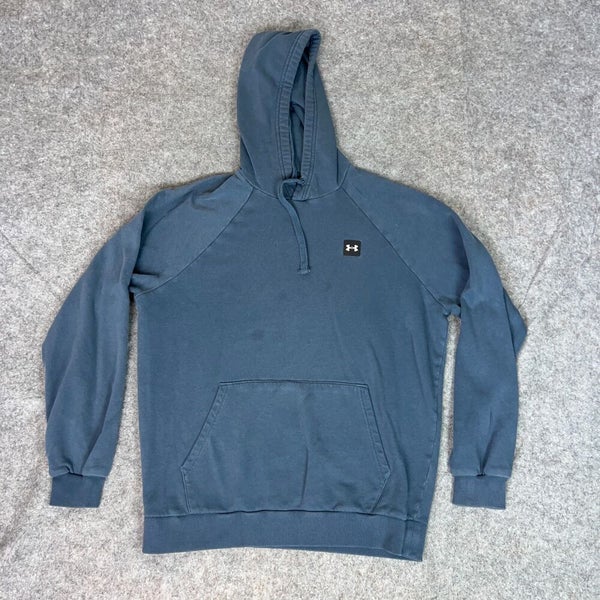 Under Armour Mens Hoodie Medium Blue Sweatshirt Sweater Casual Sports Logo Top