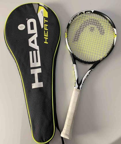 HEAD Heat Innegra 100 sq in Tennis Racket Racquet IG HEAT 4 1/4 +Case