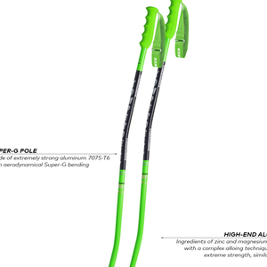 New 19mm Komperdell ALU SG/GS Racing Ski Poles